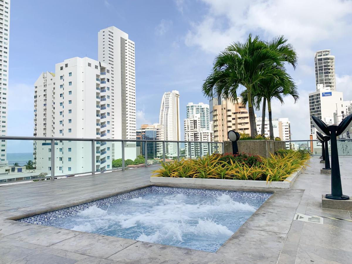Oceanview Escape Pool, Jacuzzi & Gym In Bocagrande Lejlighed Cartagena Eksteriør billede