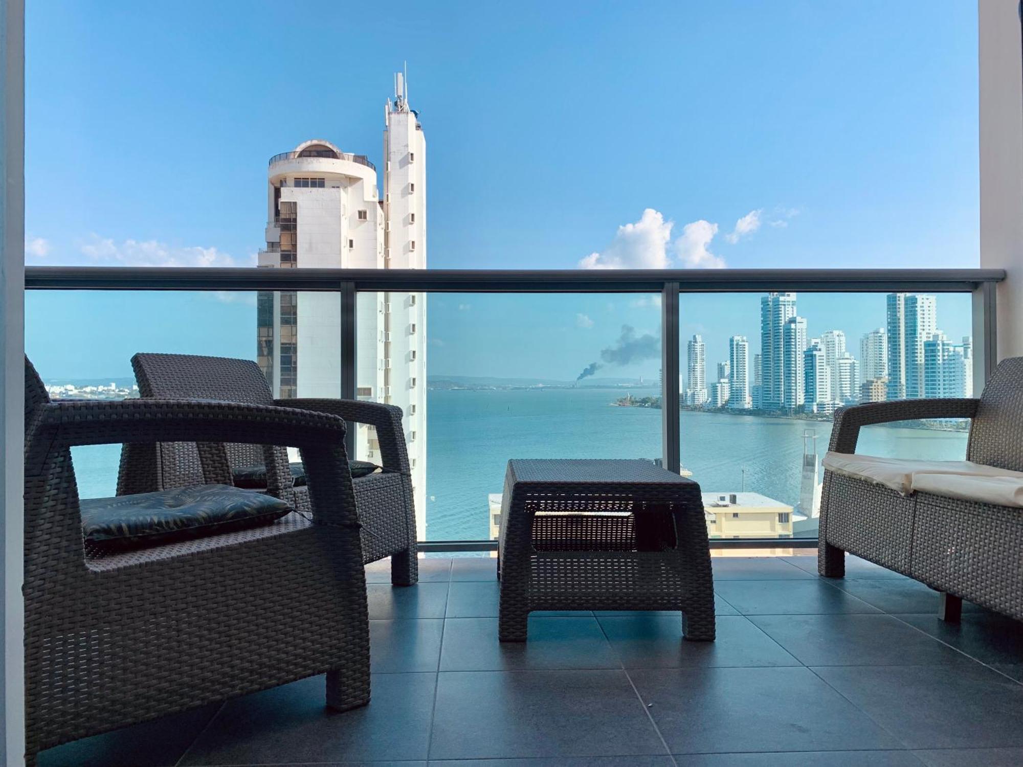 Oceanview Escape Pool, Jacuzzi & Gym In Bocagrande Lejlighed Cartagena Eksteriør billede